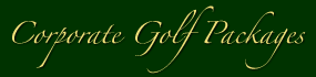 Corporate Golf Packages